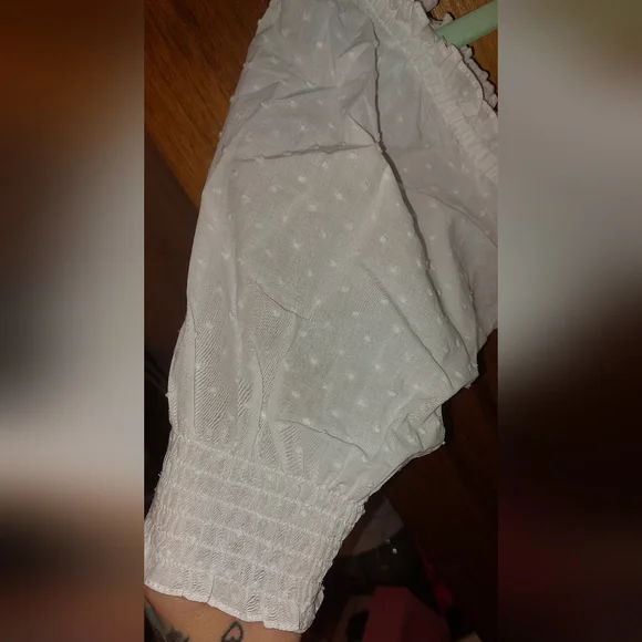 Hill House The Athena Nap Dress in Sheer White Swiss Dot - Picture 10 of 11